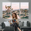 Joshua Tree Park Wall Art Canvas Print – Framed Desert Road by MyGreatCanvas | Canvas Wall Art Prints | Photo Prints & Wall Decor