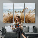 Beach Grass Wall Art Canvas Print – Framed Coastal Dunes Art by MyGreatCanvas | Canvas Wall Art Prints | Photo Prints & Wall Decor