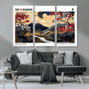 Modern Mount Fuji Wall Art Canvas Print – Framed Abstract by MyGreatCanvas | Canvas Wall Art Prints | Photo Prints & Wall Decor