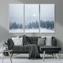 Winter Forest Wall Art Canvas Print – Framed Snowy Landscape by MyGreatCanvas | Canvas Wall Art Prints | Photo Prints & Wall Decor