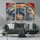 Tree Rings Wall Art Canvas Print – Framed Petrified Wood by MyGreatCanvas | Canvas Wall Art Prints | Photo Prints & Wall Decor