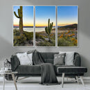Saguaro Cactus Wall Art Canvas Print – Framed Desert Sunset by MyGreatCanvas | Canvas Wall Art Prints | Photo Prints & Wall Decor