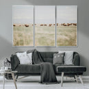 Bison Herd Wall Art Canvas Print – Framed Western Bison