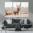Rustic Nature Wall Art Canvas Print – Stag Woodland Framed by MyGreatCanvas | Canvas Wall Art Prints | Photo Prints & Wall Decor