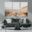 Beach Landscape Wall Art Canvas Print – Framed Sand Dune