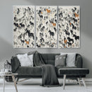 Wild Horse Stampede Wall Art Canvas Print – Monochrome by MyGreatCanvas | Canvas Wall Art Prints | Photo Prints & Wall Decor