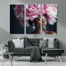 Black Beauty Petal Crown Wall Art Canvas Print – Floral by MyGreatCanvas | Canvas Wall Art Prints | Photo Prints & Wall Decor