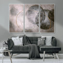 Abstract Grey Gold Wall Art – Modern Geometric Canvas by MyGreatCanvas | Canvas Wall Art Prints | Photo Prints & Wall Decor