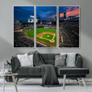 Target Field Wall Art Canvas Print – Baseball Stadium Scene, by MyGreatCanvas | Canvas Wall Art Prints | Photo Prints & Wall Decor