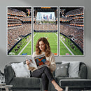 Chicago Bears Soldiers Field Wall Art Canvas Print – Framed