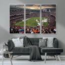 Chicago Bears Soldiers Field Wall Art Canvas Print – Framed by MyGreatCanvas | Canvas Wall Art Prints | Photo Prints & Wall Decor