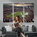 Chicago Bears Soldiers Field Wall Art Canvas Print – Framed