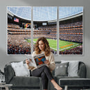 Chicago Bears Soldiers Field Wall Art Canvas Print – Framed