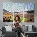 Cleveland Browns Stadium Wall Art Canvas Print – Framed NFL