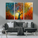 Yggdrasil Tree of Life Mosaic Stained Glass Wall Art, Tree