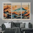 Yayoi Kusama Inspired Japanese Landscape Wall Art Canvas by MyGreatCanvas | Canvas Wall Art Prints | Photo Prints & Wall Decor