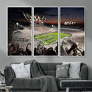 Epic Night Football Stadium Wall Art Canvas Print, Fireworks by MyGreatCanvas | Canvas Wall Art Prints | Photo Prints & Wall Decor