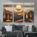 Wood Mountain Wall Art Canvas Print – Layered Forest and by MyGreatCanvas | Canvas Wall Art Prints | Photo Prints & Wall Decor