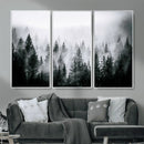 Foggy Pine Forest Canvas Wall Art by MyGreatCanvas | Canvas Wall Art Prints | Photo Prints & Wall Decor