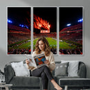 Jordan-Hare Football Stadium Wall Art Canvas Print, Football