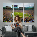 Green Bay Packers Lambeau Field Stadium Wall Art Canvas