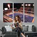 Boise State Broncos Albertsons Stadium Wall Art Canvas Print