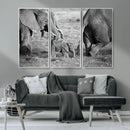 Wild Elephant Wall Art Canvas Print by MyGreatCanvas | Canvas Wall Art Prints | Photo Prints & Wall Decor