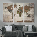 World Map Canvas Print – Framed Detailed Map of the World by MyGreatCanvas | Canvas Wall Art Prints | Photo Prints & Wall Decor