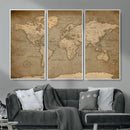 World Map Canvas Print – Framed Travel Map Wall Art for by MyGreatCanvas | Canvas Wall Art Prints | Photo Prints & Wall Decor