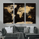 Extra Large World Map Canvas Print – Detailed Map Classic by MyGreatCanvas | Canvas Wall Art Prints | Photo Prints & Wall Decor
