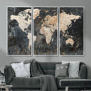 World Map Canvas Print – Detailed Map of the World Wall Art by MyGreatCanvas | Canvas Wall Art Prints | Photo Prints & Wall Decor