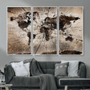 Black and White World Map Canvas Print – Framed Wall Art for by MyGreatCanvas | Canvas Wall Art Prints | Photo Prints & Wall Decor