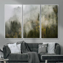 Misty Mountain Canvas Print, Foggy Pine Trees Nature Wall by MyGreatCanvas | Canvas Wall Art Prints | Photo Prints & Wall Decor