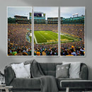Green Bay Packers Stadium Wall Art Canvas Print, Lambeau by MyGreatCanvas | Canvas Wall Art Prints | Photo Prints & Wall Decor