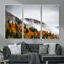 Autumn Forest Wall Art Canvas Print, Foggy Mountain by MyGreatCanvas | Canvas Wall Art Prints | Photo Prints & Wall Decor
