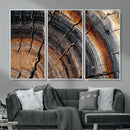 Abstract Tree Ring Wall Art Print – Natural Rustic Wood by MyGreatCanvas | Canvas Wall Art Prints | Photo Prints & Wall Decor