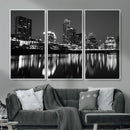 Austin Skyline Wall Art Canvas Print, Austin Downtown Night by MyGreatCanvas | Canvas Wall Art Prints | Photo Prints & Wall Decor