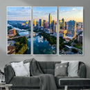 Austin Skyline Wall Art Canvas Print, Austin Downtown Night by MyGreatCanvas | Canvas Wall Art Prints | Photo Prints & Wall Decor
