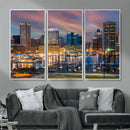 Baltimore Skyline Wall Art Canvas Print, Baltimore Downtown by MyGreatCanvas | Canvas Wall Art Prints | Photo Prints & Wall Decor