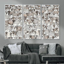 Abstract Texas Cow Wall Art Canvas Print - Farm Longhorn by MyGreatCanvas | Canvas Wall Art Prints | Photo Prints & Wall Decor
