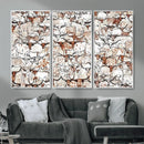 Abstract Longhorn Herd Wall Art Canvas Print - Abstract by MyGreatCanvas | Canvas Wall Art Prints | Photo Prints & Wall Decor