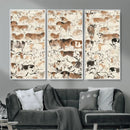 Farmhouse Longhorn Wall Art Canvas Print - Abstract Farm by MyGreatCanvas | Canvas Wall Art Prints | Photo Prints & Wall Decor