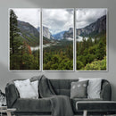 Yosemite Valley Wall Art Canvas Print – Misty Mountain by MyGreatCanvas | Canvas Wall Art Prints | Photo Prints & Wall Decor
