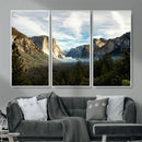 Yosemite Valley Mountain Wall Art Canvas Print, Granite by MyGreatCanvas | Canvas Wall Art Prints | Photo Prints & Wall Decor