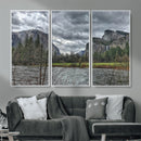 Yosemite Valley River Wall Art Canvas Print, Granite Cliffs by MyGreatCanvas | Canvas Wall Art Prints | Photo Prints & Wall Decor