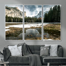 Yosemite Valley Mountain Wall Art Canvas Print, Granite by MyGreatCanvas | Canvas Wall Art Prints | Photo Prints & Wall Decor