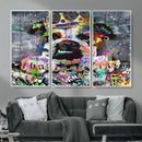 Graffiti Dog Wall Art Decor for Teen Bedroom - Abstract by MyGreatCanvas | Canvas Wall Art Prints | Photo Prints & Wall Decor
