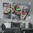 Graffiti Gaming Canvas Wall Art For Bedroom - Gaming Wall by MyGreatCanvas | Canvas Wall Art Prints | Photo Prints & Wall Decor