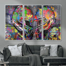 Graffiti Football Helmets Wall Art Canvas Print, Urban by MyGreatCanvas | Canvas Wall Art Prints | Photo Prints & Wall Decor