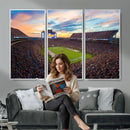 Auburn Stadium Sunset Wall Art Canvas Print, Jordan Hare by MyGreatCanvas | Canvas Wall Art Prints | Photo Prints & Wall Decor